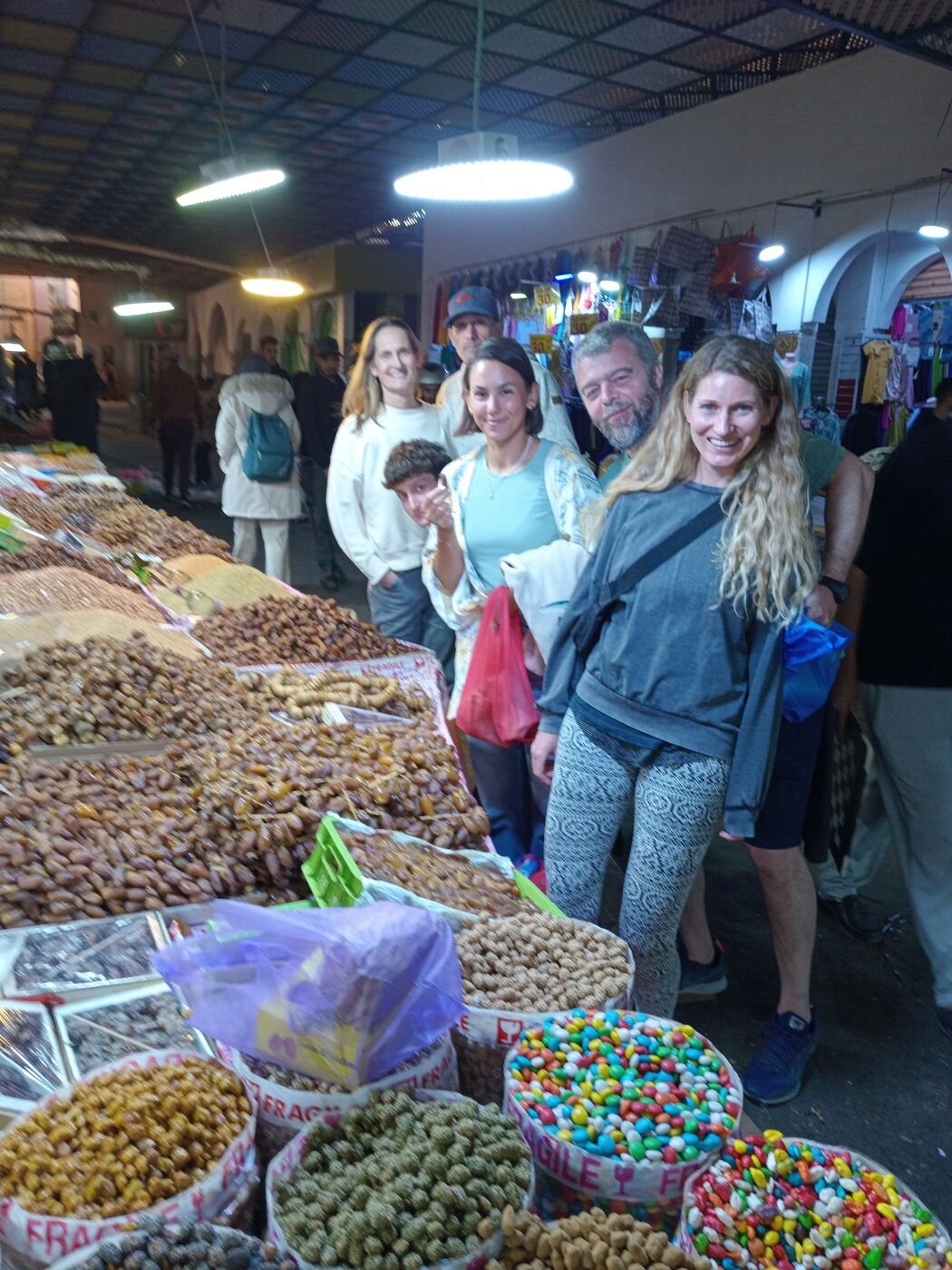 Guests in a Moroccan souk